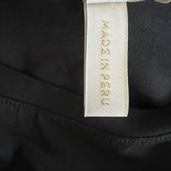 Rebecca Taylor Tee with Smocking, black, XS - Picture 4 of 7